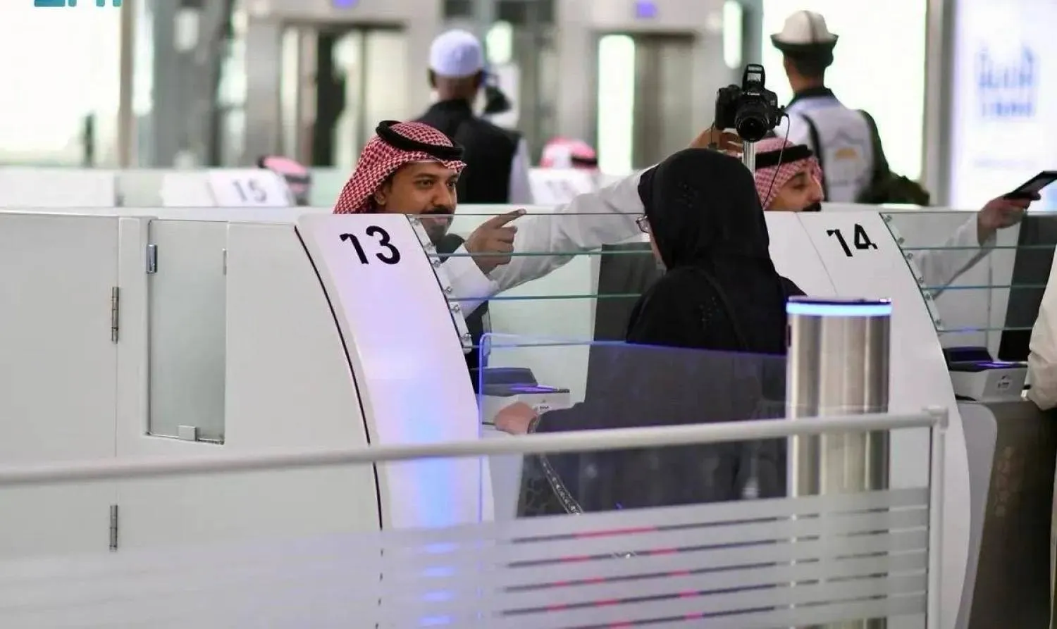 Professional conduct and swift processing are among the most prominent traits of passport personnel (SPA)