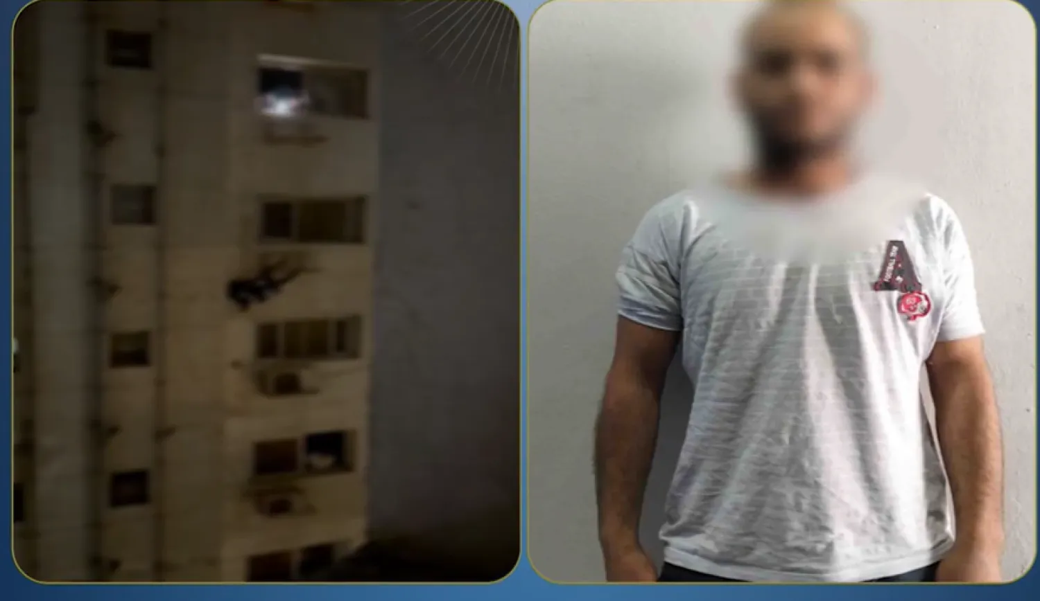 اللص بعد إلقاء القبض عليه (وزارة الداخلية)