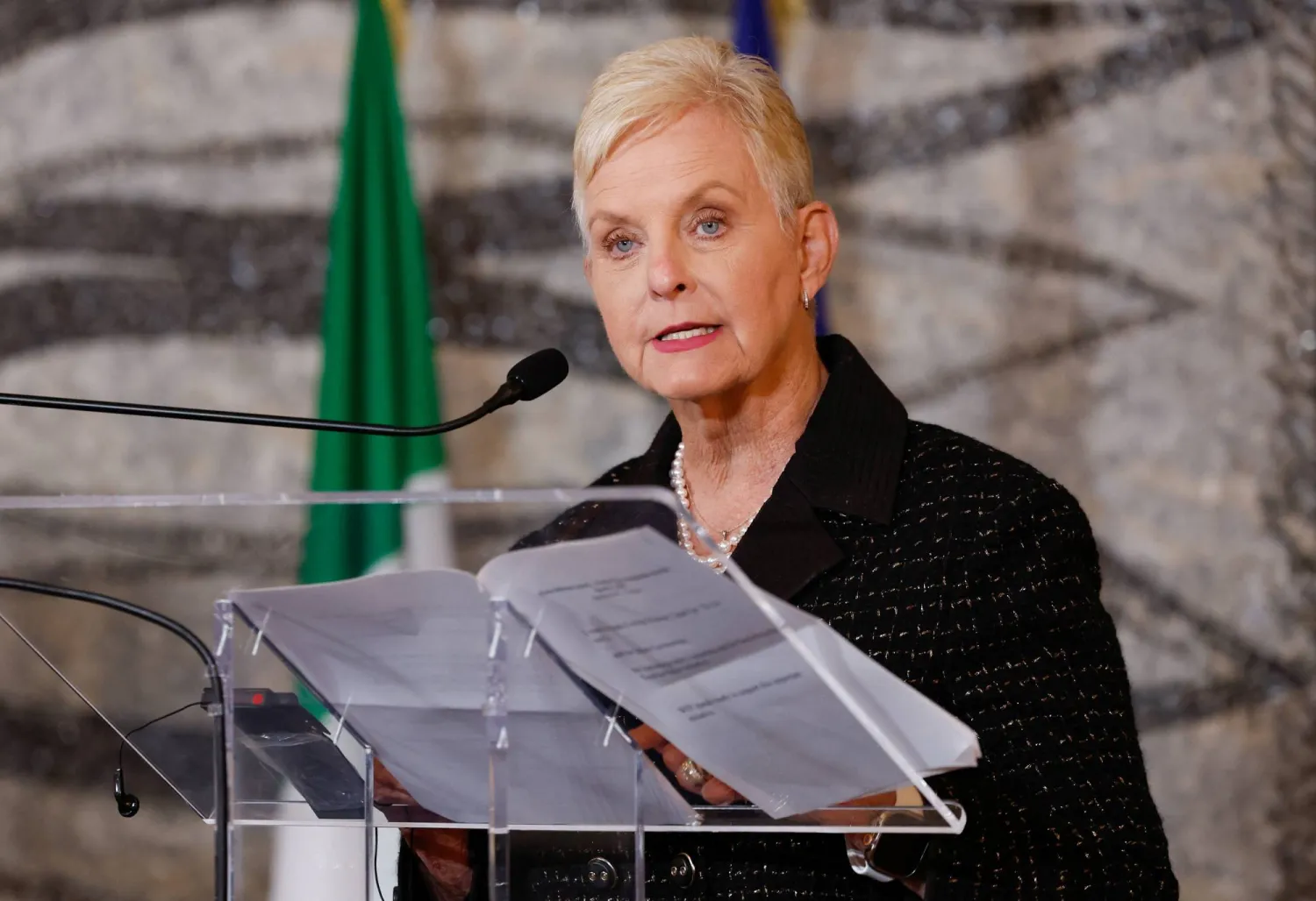 المديرة التنفيذية لبرنامج الأغذية العالمي سيندي ماكين (رويترز)