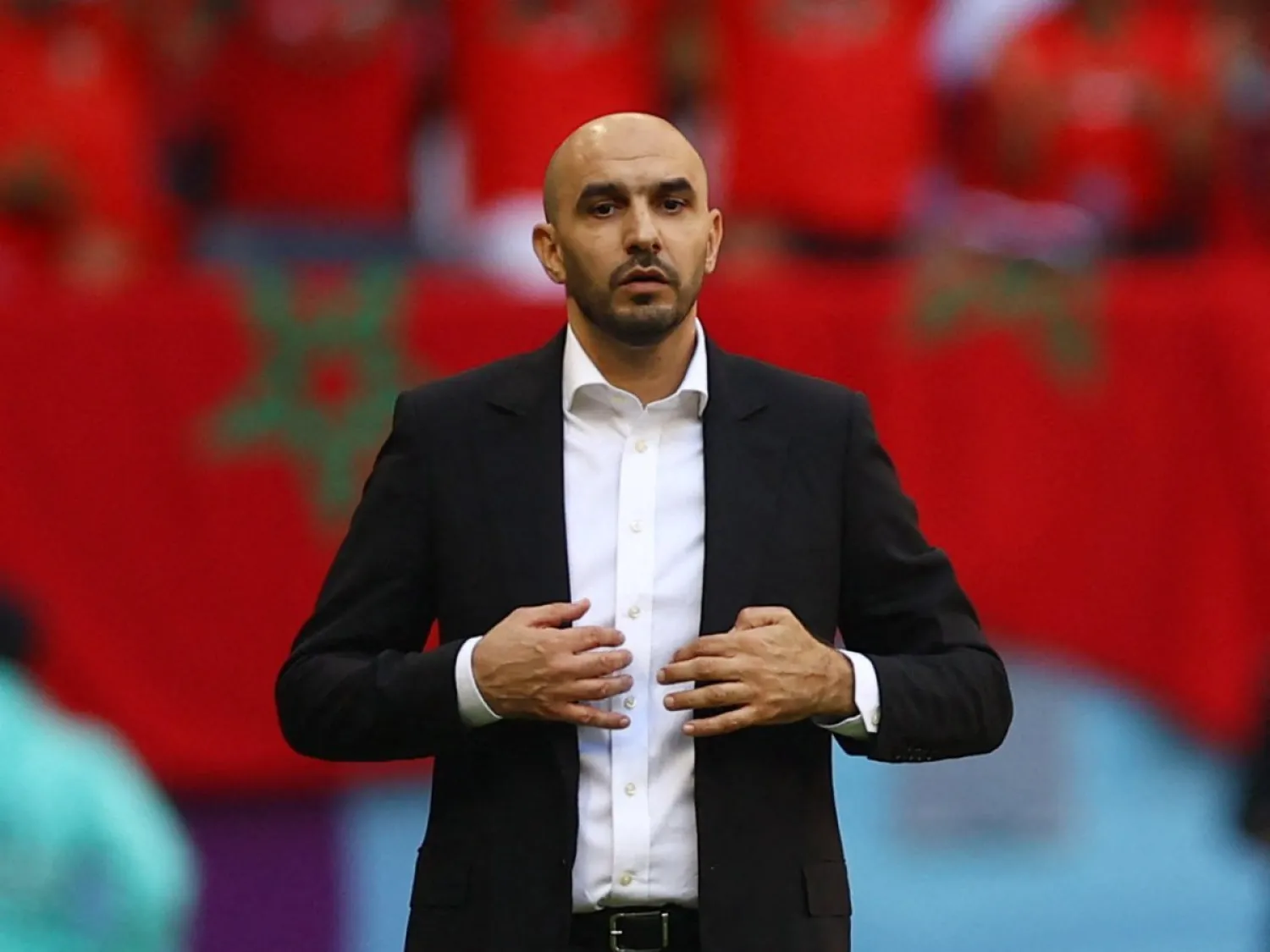 وليد الركراكي (رويترز)