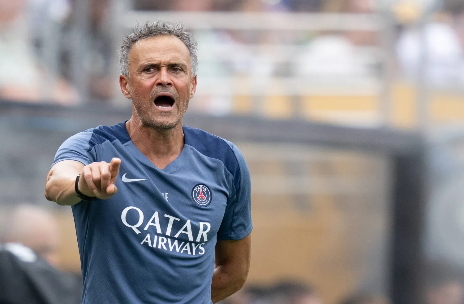 الإسباني لويس إنريكي مدرب باريس سان جيرمان الفرنسي (د.ب.أ)