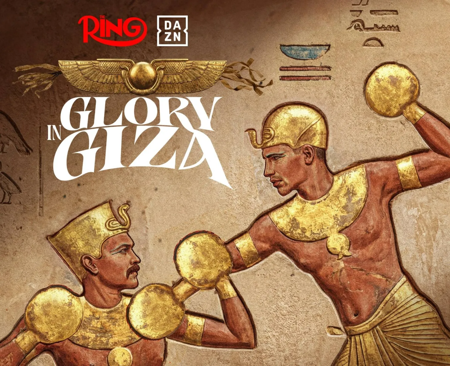 منشور النزال الرسمي كما بثّته مجلة «ذا رينغ»