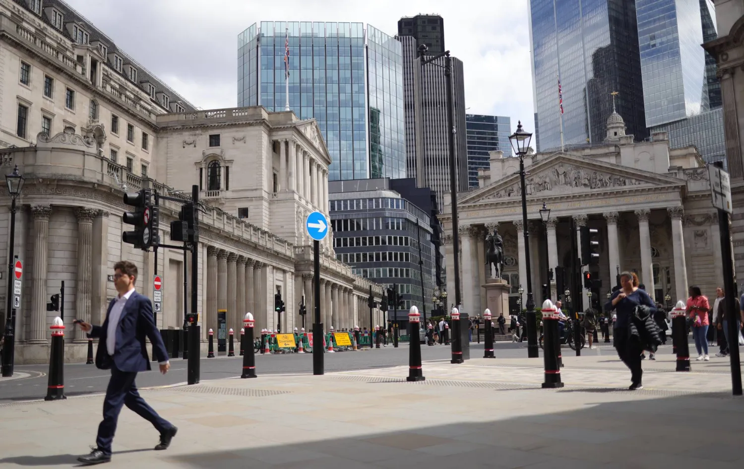 الحي المالي في لندن (إ.ب.أ)