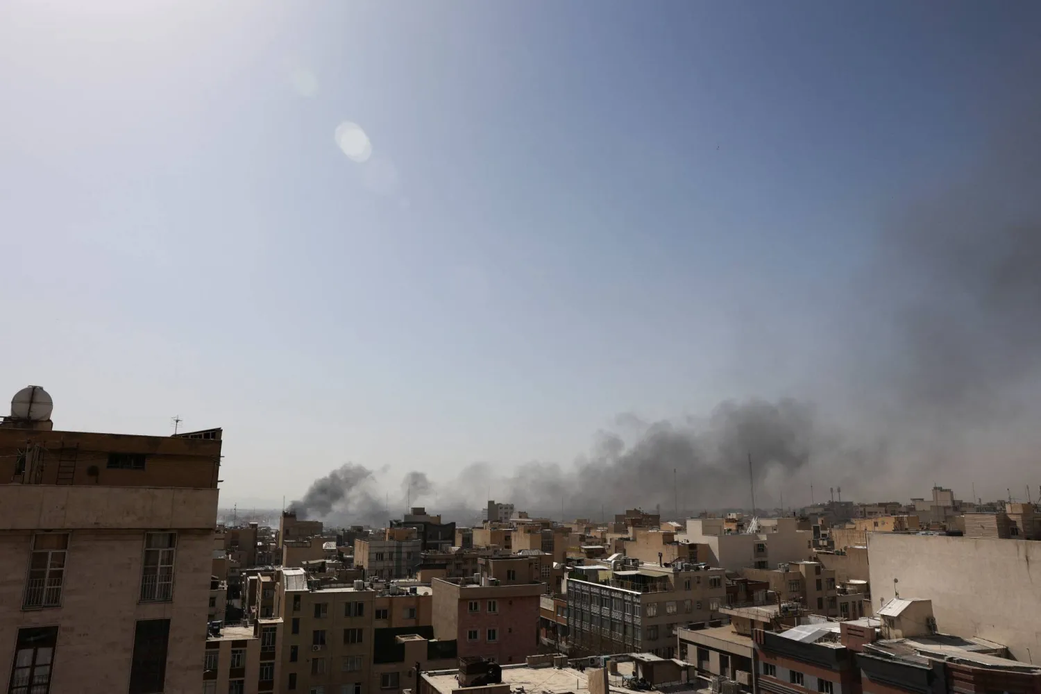 Smoke rises following an explosion, after Israel and the US launched strikes on Iran, in Tehran, Iran, February 28, 2026. Majid Asgaripour/WANA (West Asia News Agency) via REUTERS