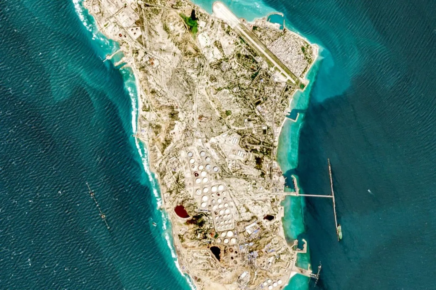 Hark Adası'nın saldırıya uğraması küresel enerji tedarikini sekteye uğratabilir (AFP)