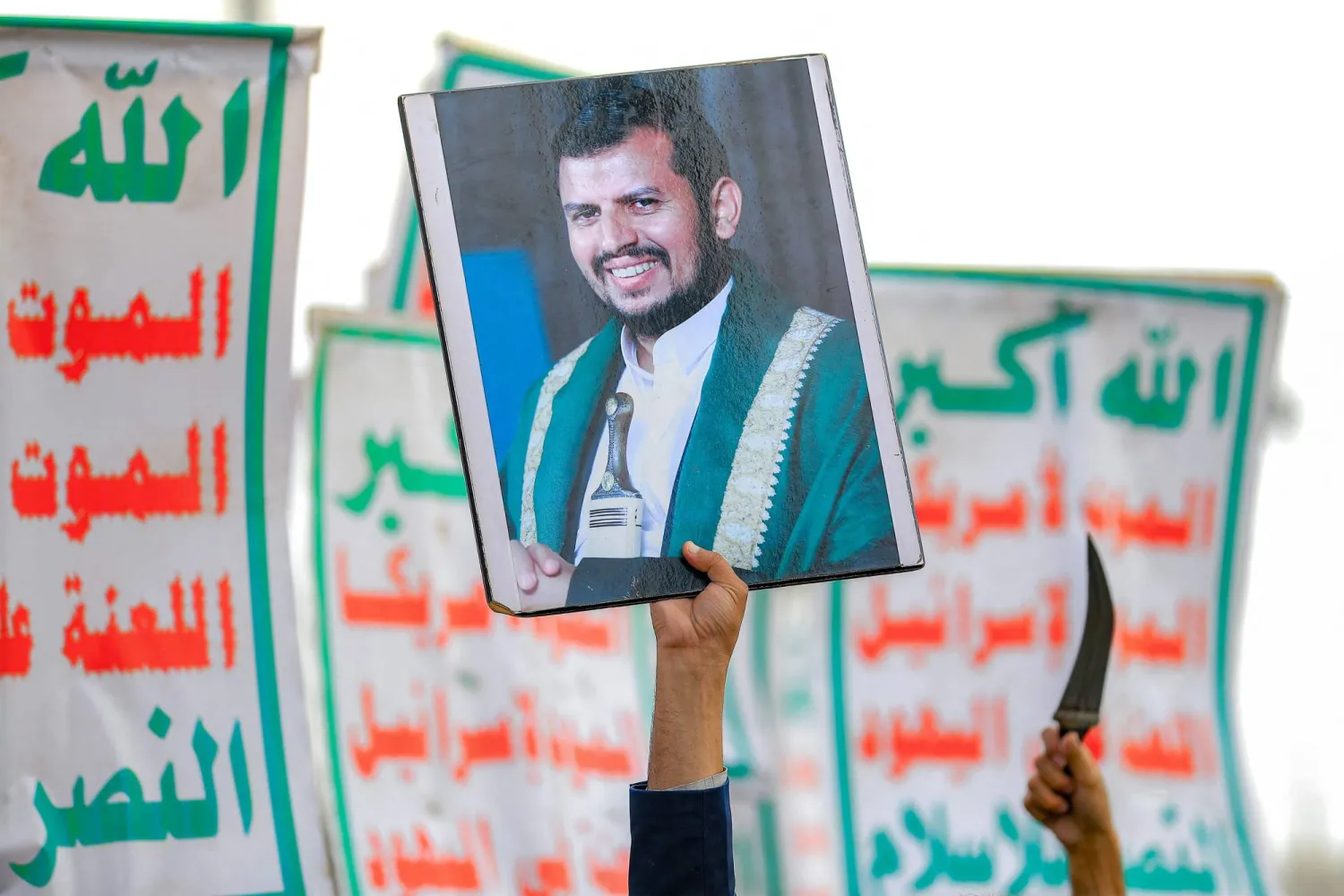 زعيم الجماعة الحوثية مختبئ في مكان غير معروف (أ.ف.ب)