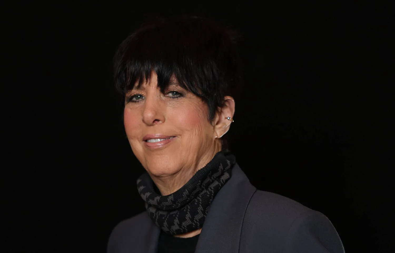 US songwriter Diane Warren nominee for Best Original Song "Dear Me" poses during a photo session ahead of the 98th Oscars Nominees Luncheon at the Beverly Hilton hotel in Beverly Hills, California on February 10, 2026. (AFP)