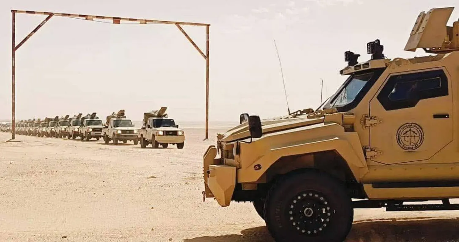 مدرعات عسكرية تابعة لـ«اللواء 604 مشاة» (الجيش الوطني)