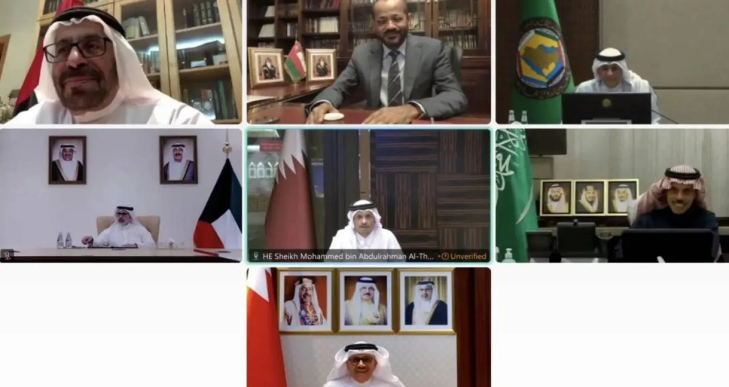 The Council held a virtual meeting on Sunday to discuss the Iranian aggression. Photo: GCC