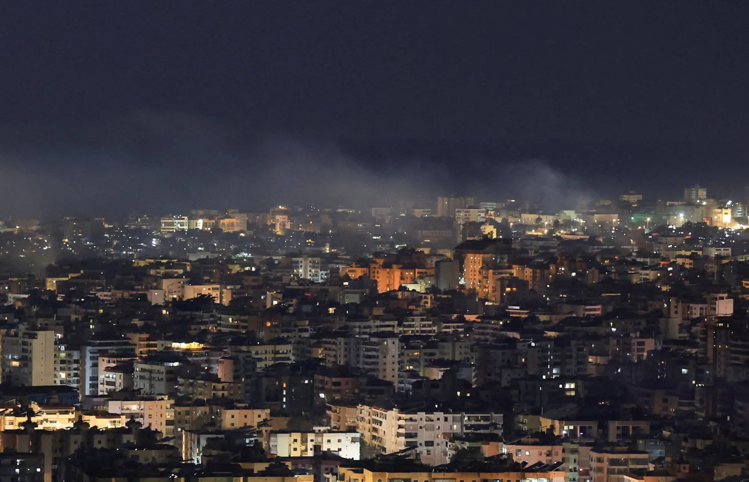 Smoke rises after Israeli strikes in Beirut's southern suburbs, Lebanon, March 2, 2026. REUTERS/Mohamed Azakir