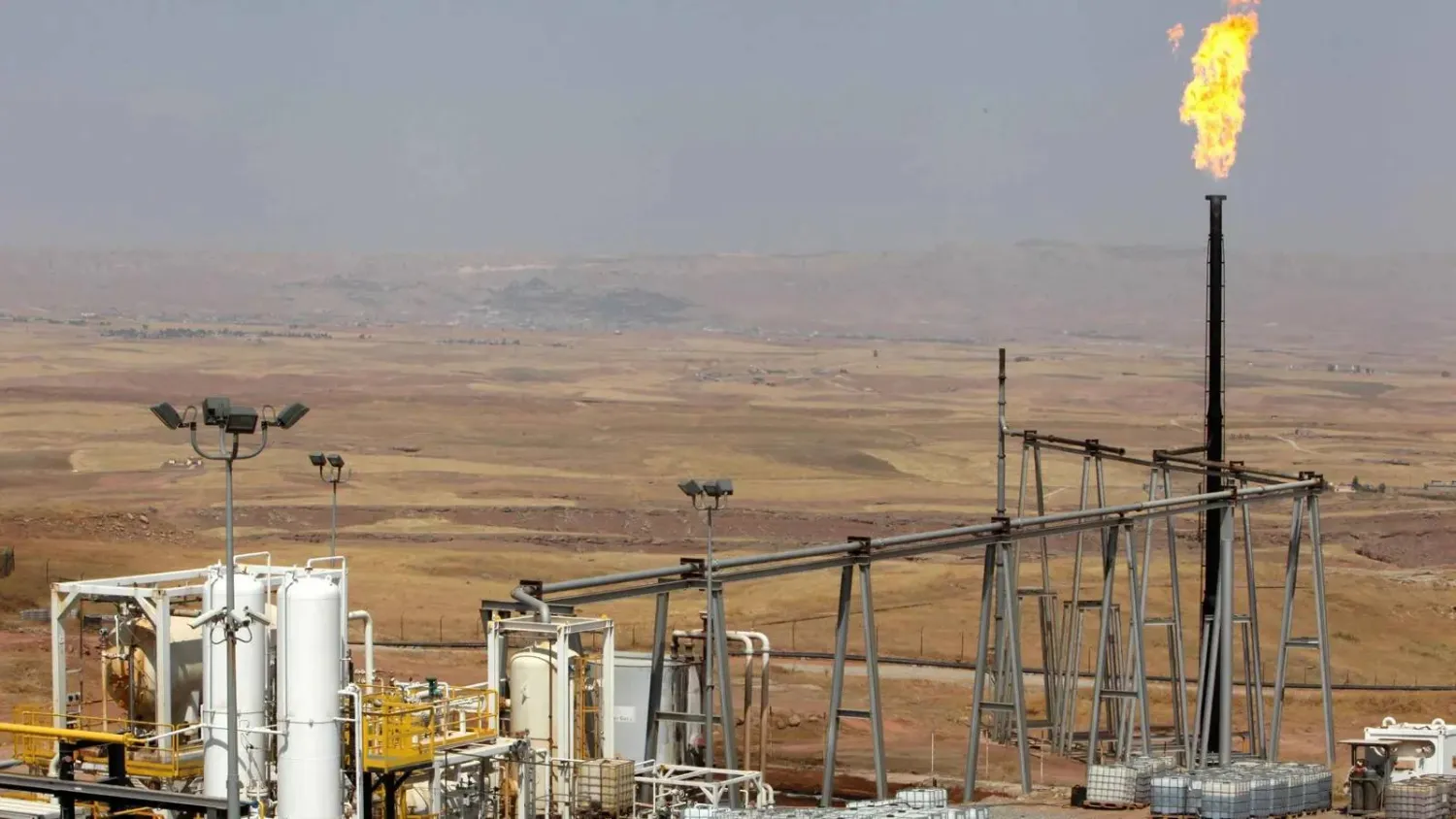 حقل نفط في إقليم كردستان العراق (رويترز)