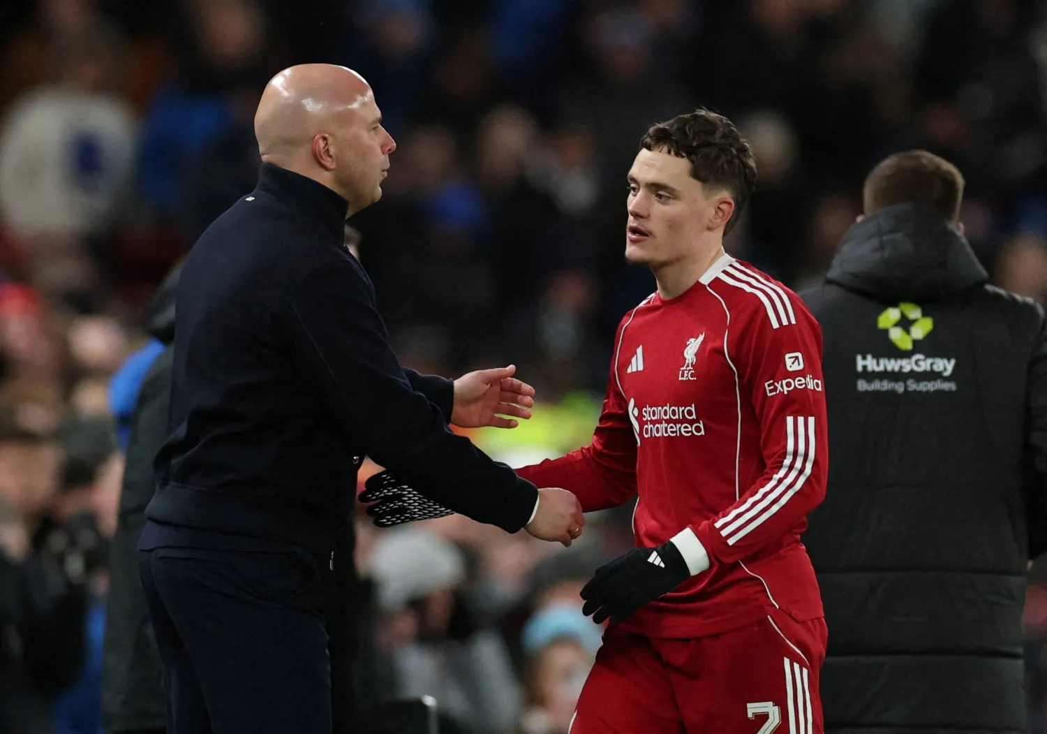 لاعب وسط ليفربول فلوريان فيرتز (رويترز)