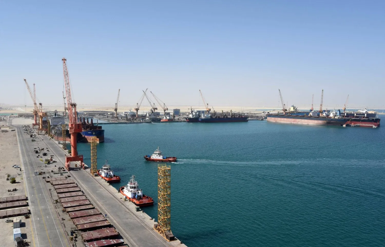 A view of the Port of Duqm, Oman. (Oman News Agency)