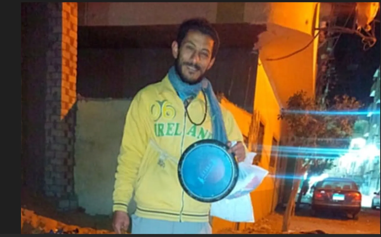 المسحراتي في شوارع مغاغة بالمنيا (الشرق الأوسط)