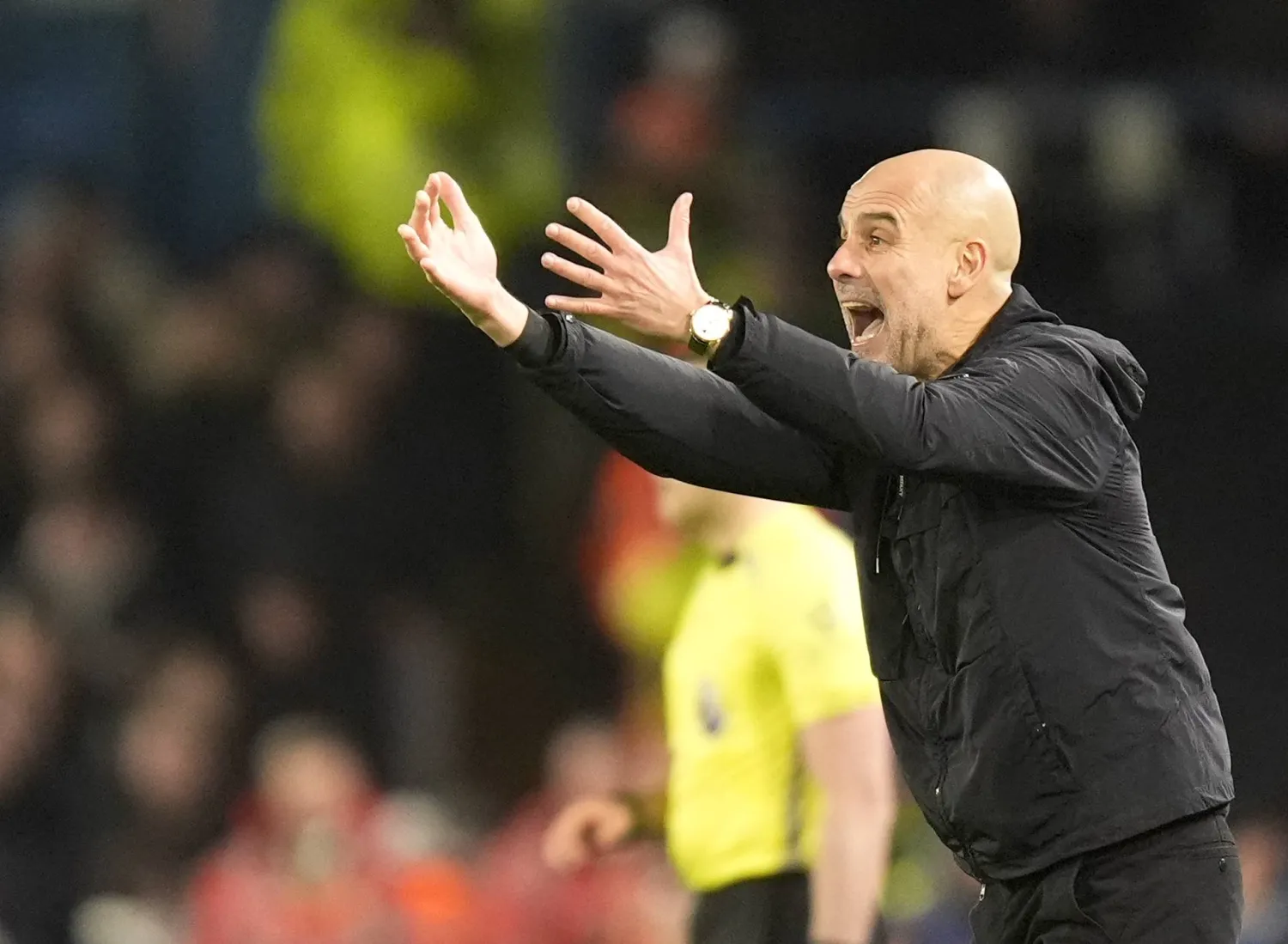 المدرب الإسباني لمانشستر سيتي بيب غوارديولا (د.ب.أ)