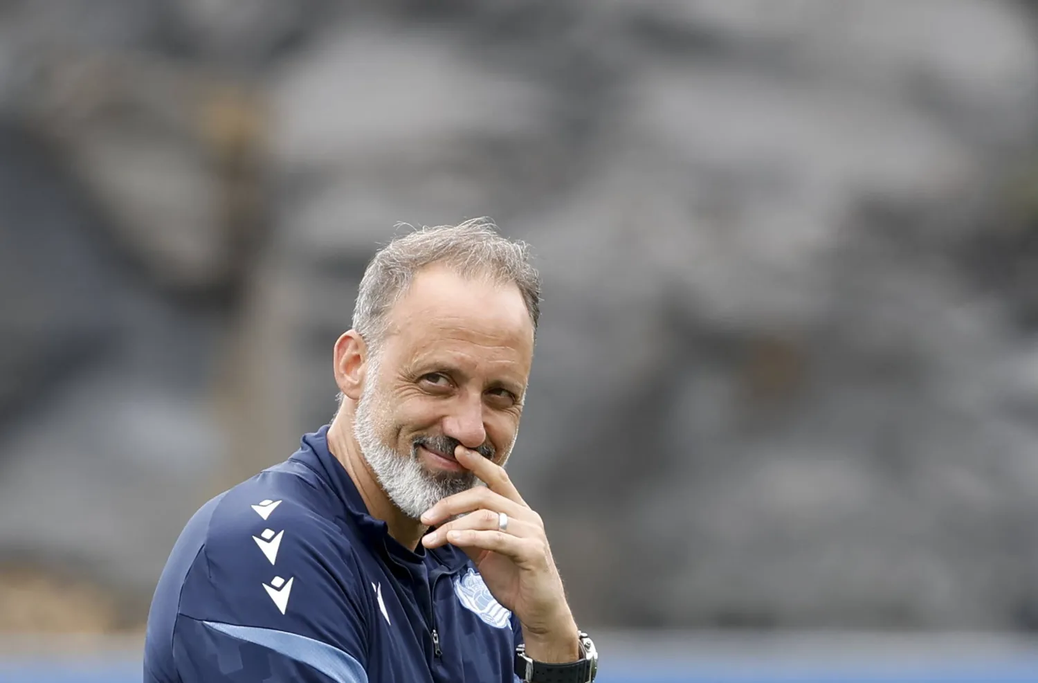 بيليغرينو ماتارازو مدرب ريال سوسيداد (إ.ب.أ)