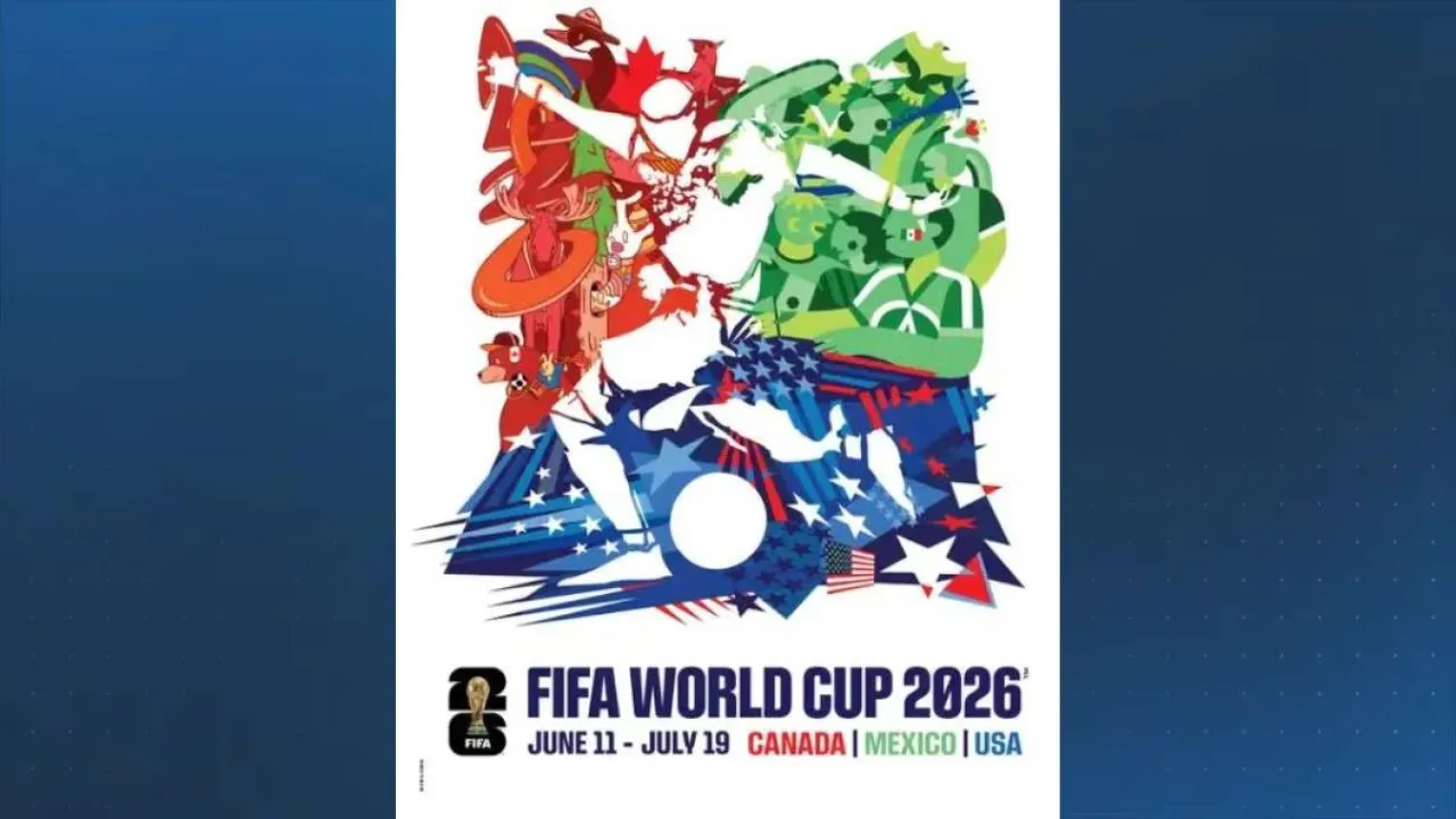 الملصق الرسمي لبطولة كأس العالم 2026 (فيفا)
