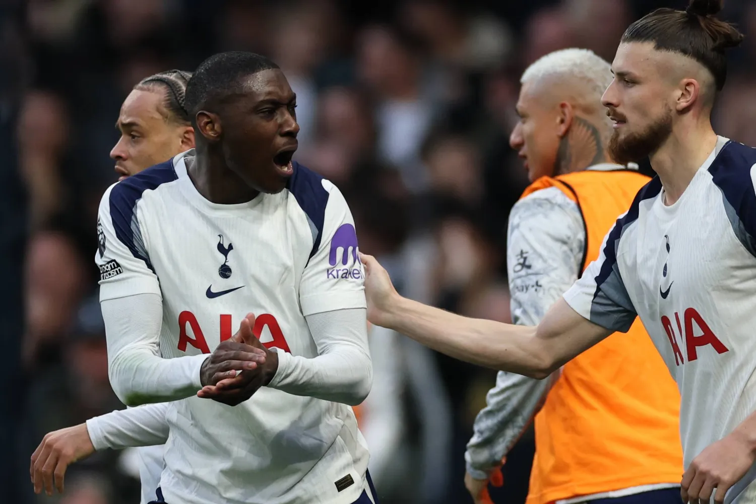 توتنهام هوتسبير متخوّف من التحكيم الإنجليزي (أ.ب)