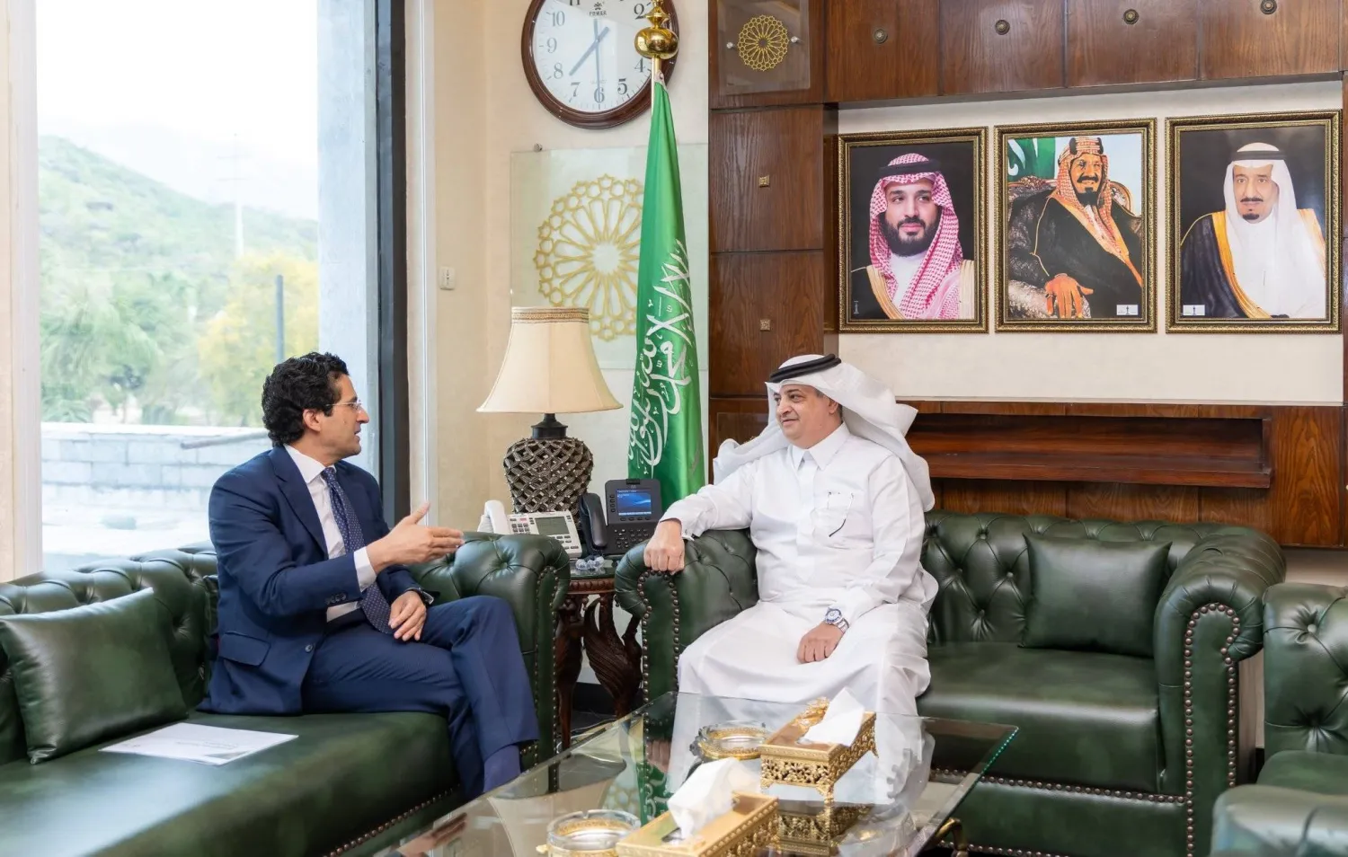 Pakistani Petroleum Minister Ali Pervaiz Malik met with Saudi Arabia’s ambassador to Pakistan, Nawaf bin Said Al-Malki. Photo: Pakistani Ministry of Energy on X