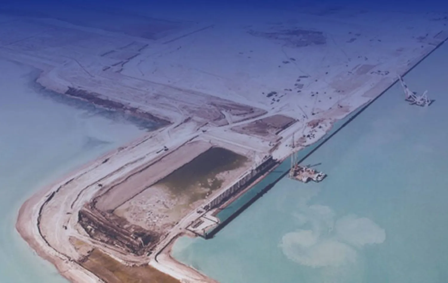 مشروع ميناء مبارك الكبير في الكويت (كونا)