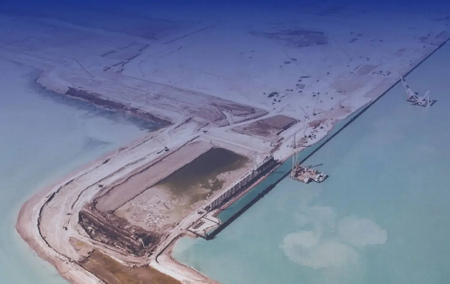 Kuveyt'teki Mübarek el-Kebir Limanı Projesi (KUNA)