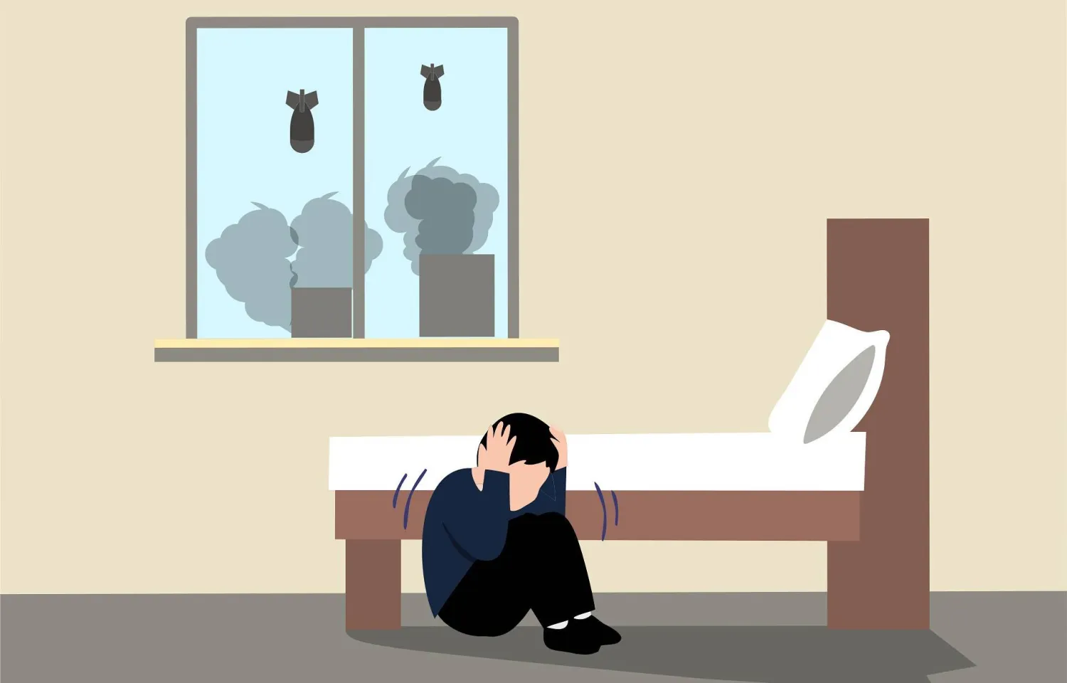 الصحة النفسية أولى ضحايا الحروب (بيكساباي)