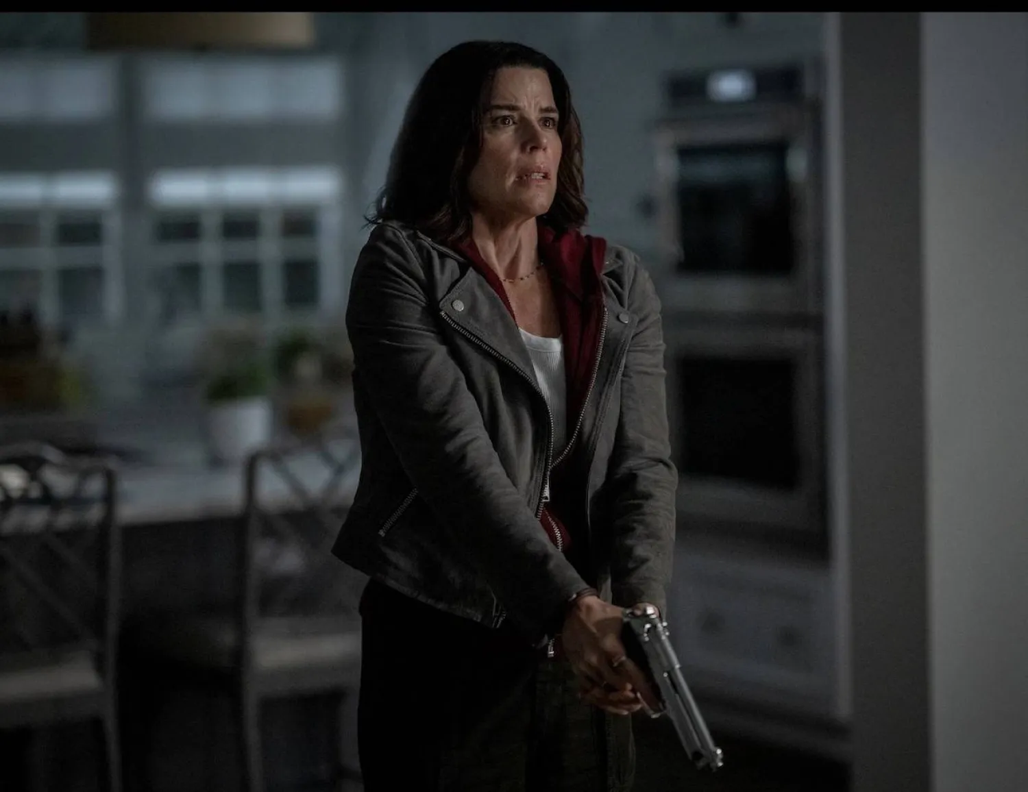 نيڤ كامبل في مشهد من «صراخ 7» (باراماونت)

