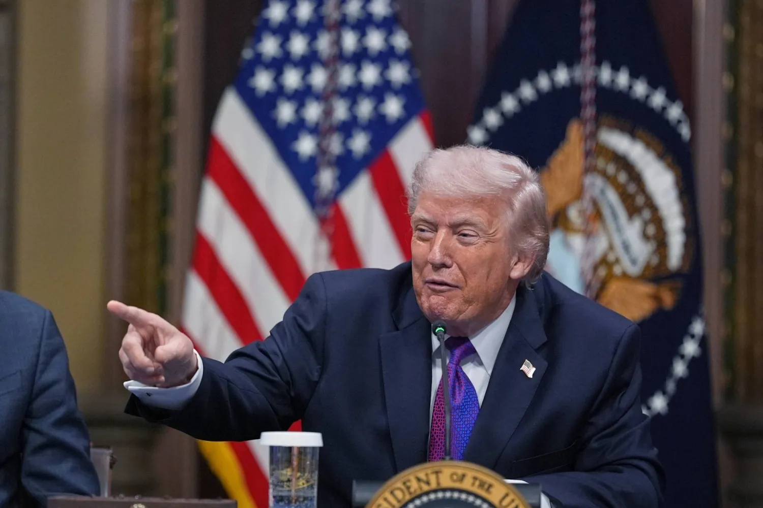 الرئيس الأميركي دونالد ترمب يلقي كلمة خلال فعالية في البيت الأبيض يوم 4 مارس 2026 بالعاصمة واشنطن (أ.ب)