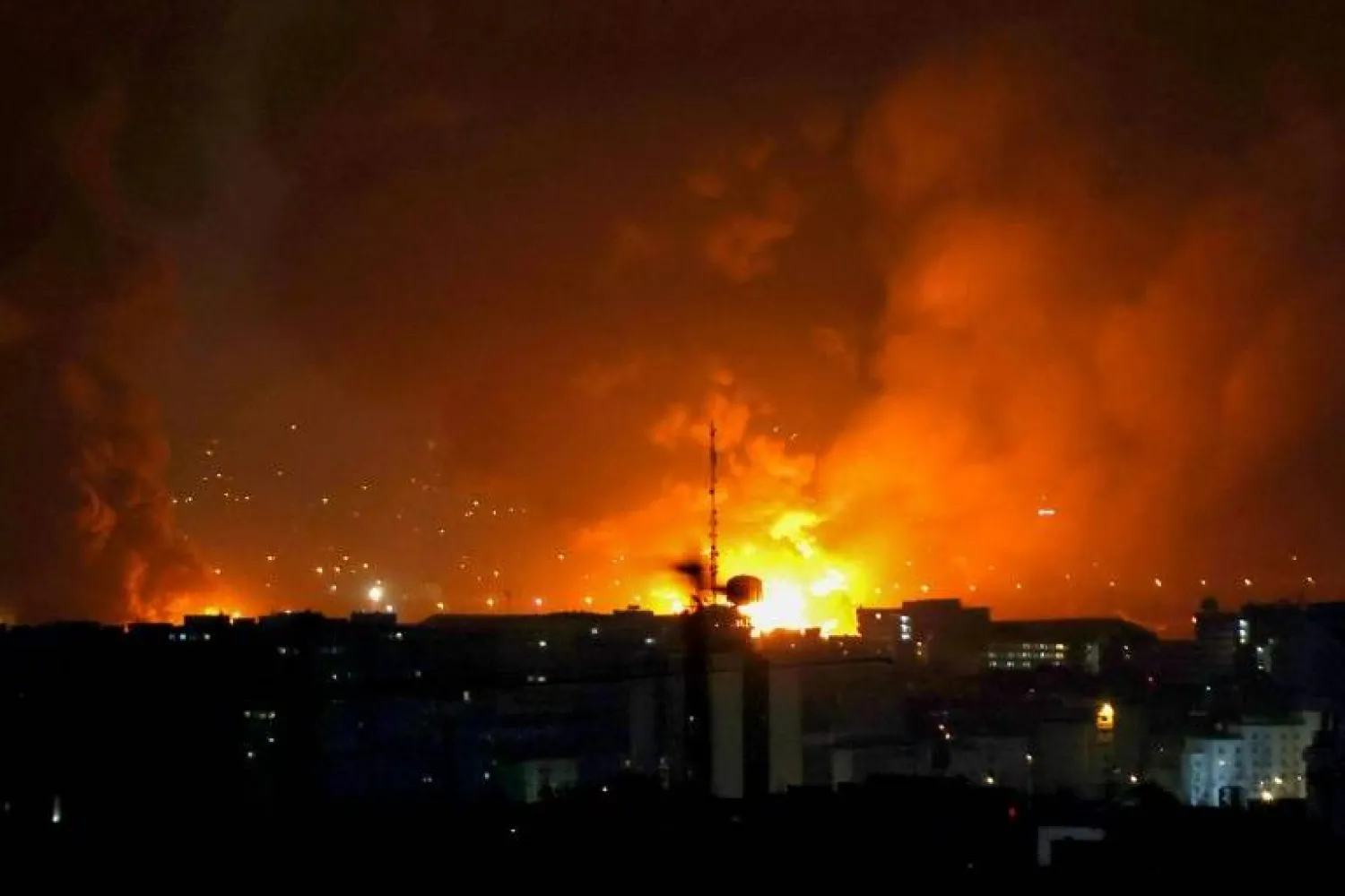 Artificial intelligence tools can also be found built into semi-autonomous attack drones and other weapons. ATTA KENARE / AFP
