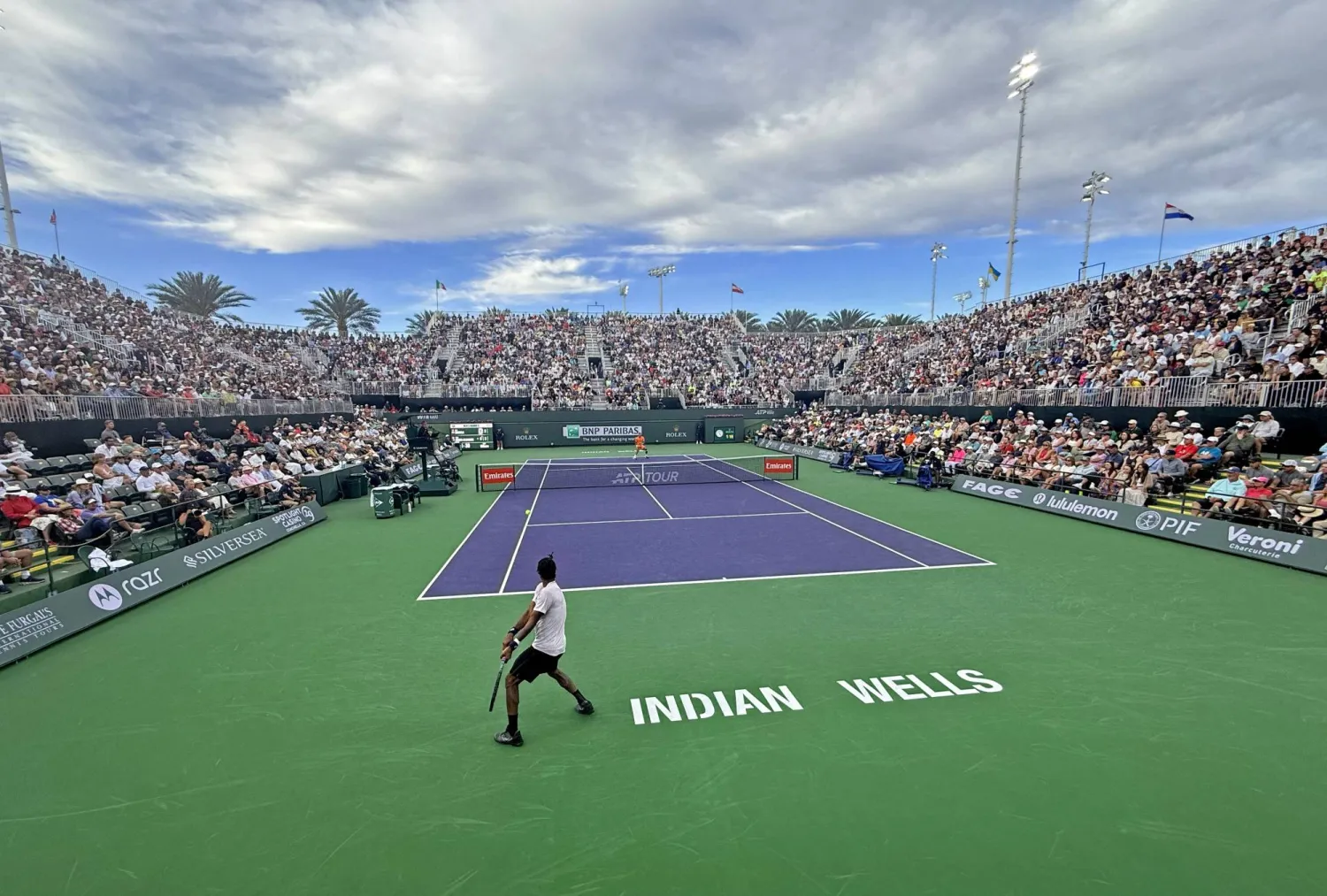 بطولة إنديان ويلز تجذب الجماهير (رويترز)