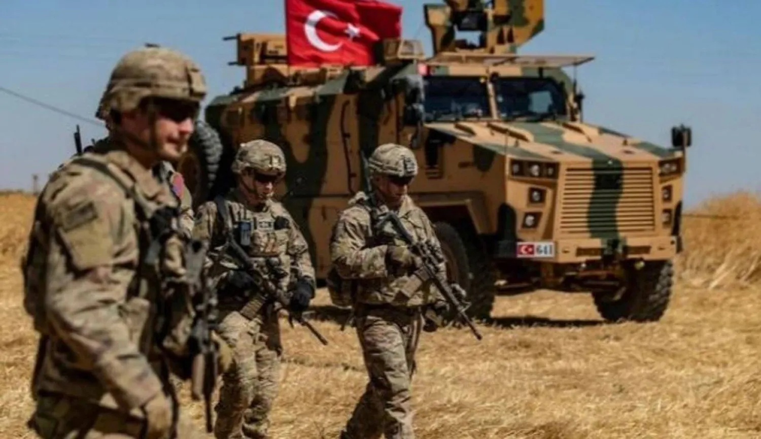 قوات تركية في منطقة «نبع السلام» شمال شرقي سوريا (الدفاع التركية)