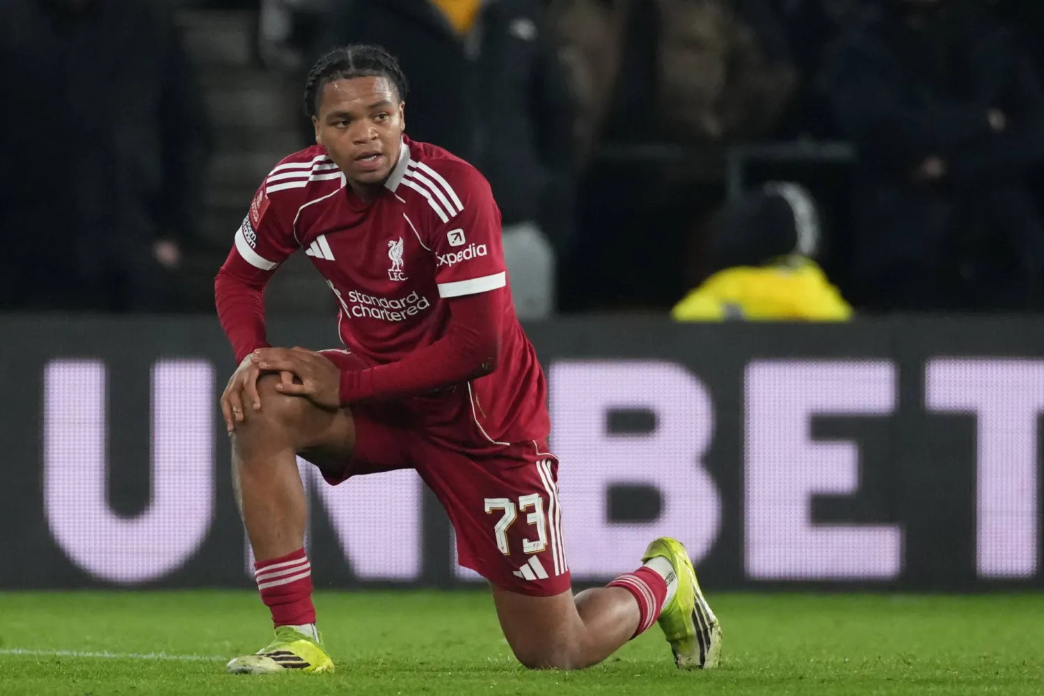 ريو نغوموها نجم ليفربول الصاعد (أ.ب)