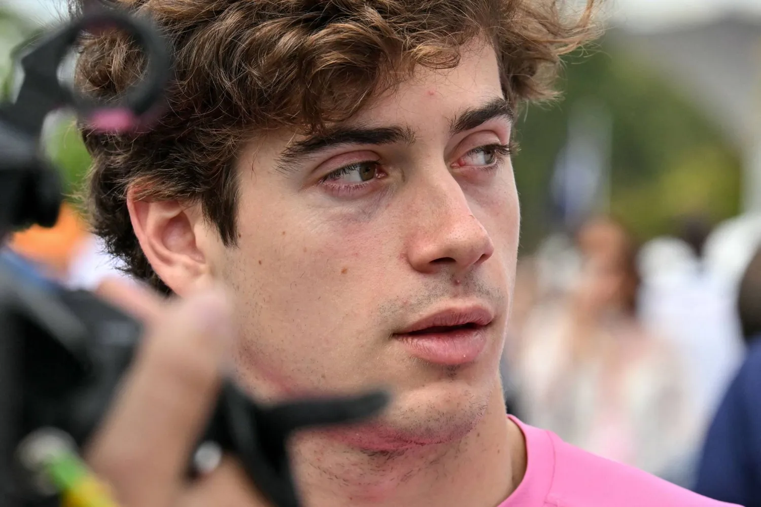 الأرجنتيني فرانكو كولابينتو سائق ألبين (أ.ف.ب)