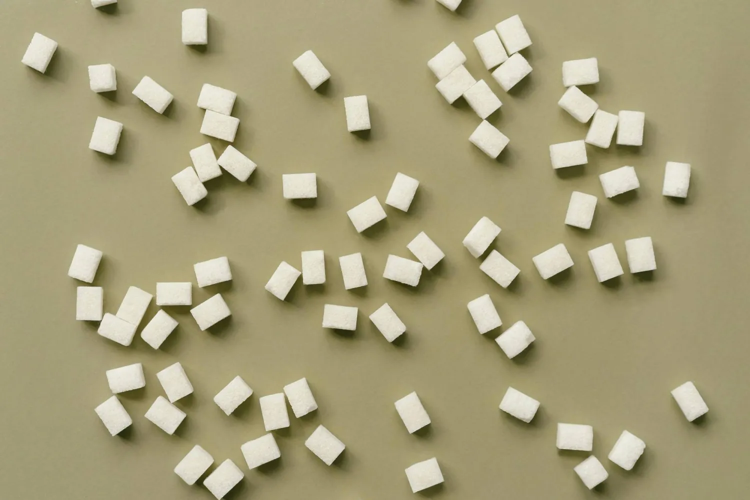 Small pieces of sugar (Pixels)