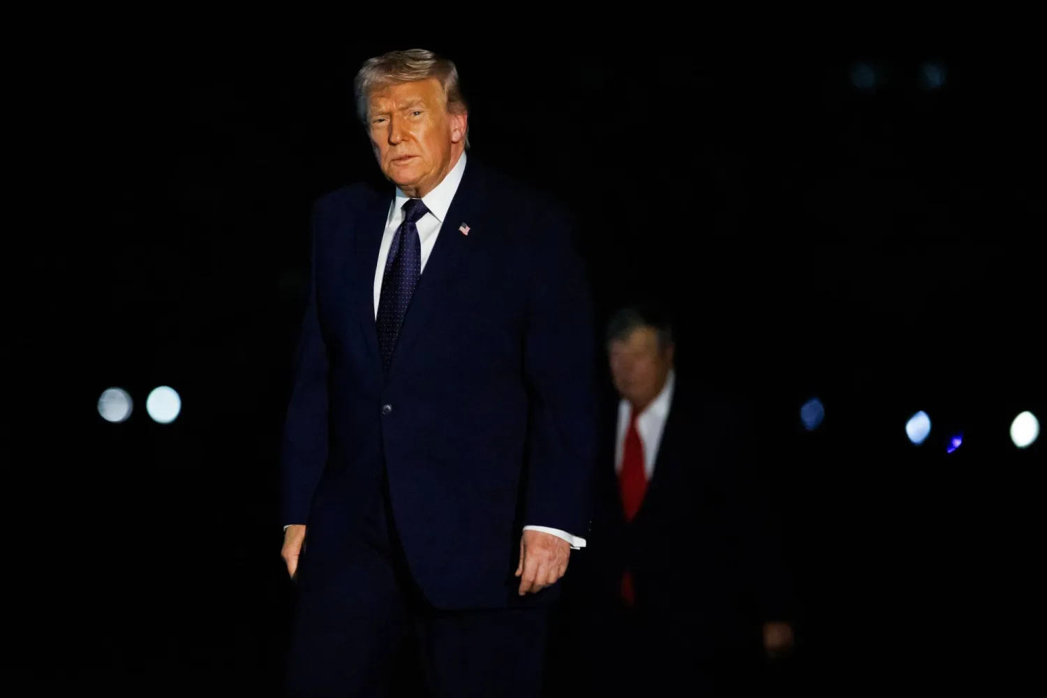 الرئيس الأميركي دونالد ترمب في واشنطن (إ.ب.أ)