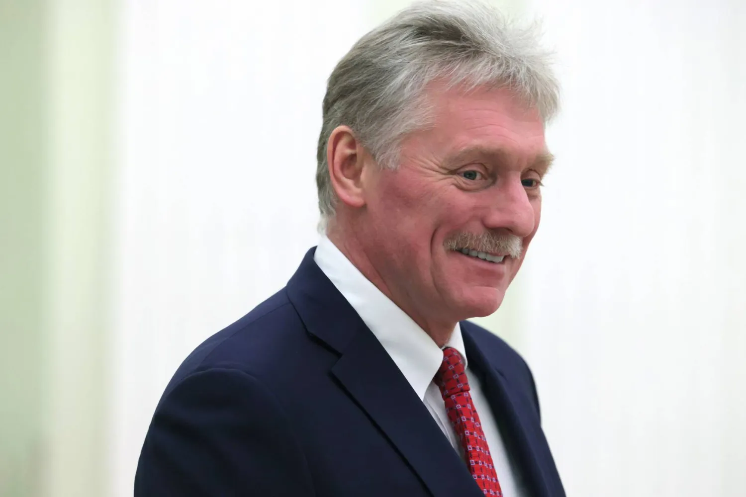 05 March 2026, Russia, Moscow: Kremlin Spokesman Dmitry Peskov attends a meeting between Russian President Vladimir Putin and President of the Central African Republic Faustin-Archange Touadera at the Kremlin. (Kremlin/dpa)