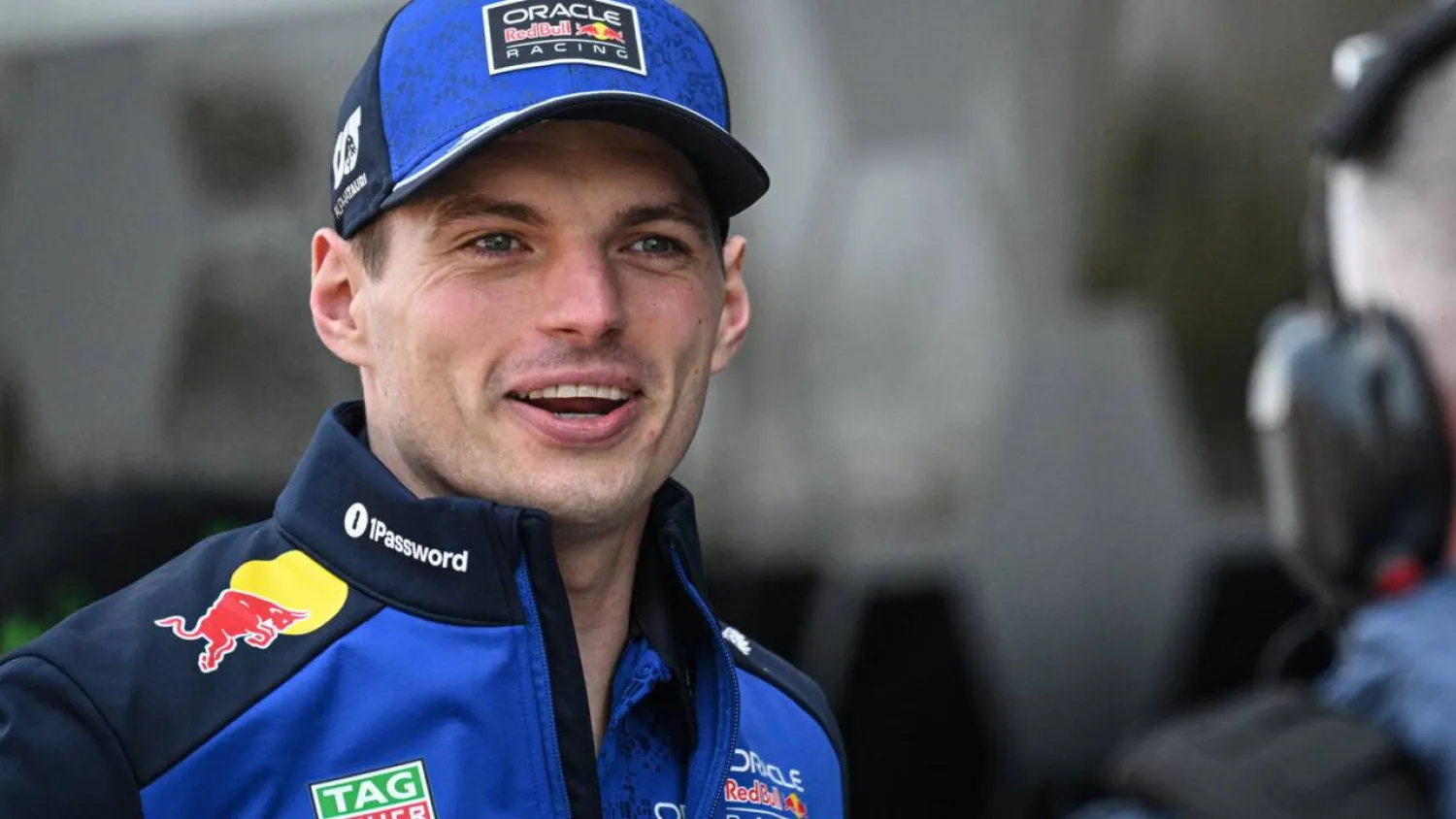 Max Verstappen arrives at the paddock ahead of the Formula One Chinese Grand Prix in Shanghai. Jade GAO / AFP
