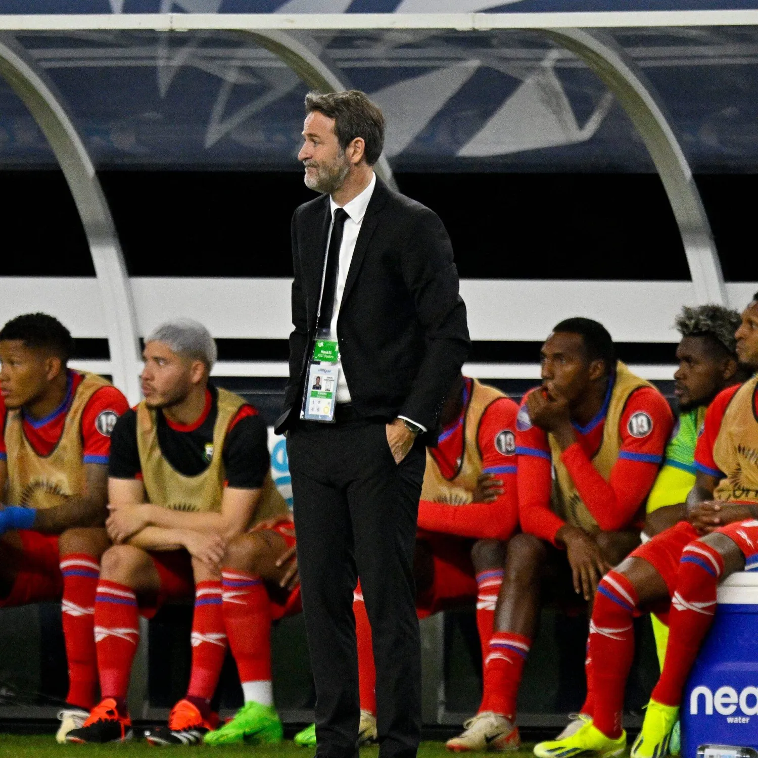 توماس كريستيانسن المدير الفني لمنتخب بنما (رويترز)