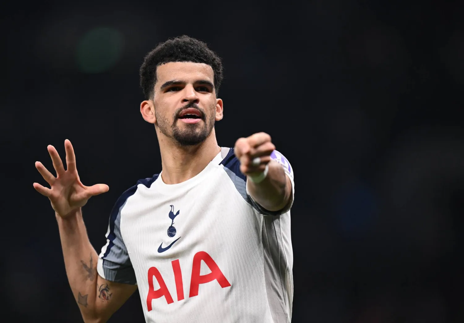 Tottenham Hotspur's Dominic Solanke celebrates scoring the 1-0 goal during the English Premier League soccer match of Tottenham Hotspur against Crystal Palace, in London, Britain, 05 March 2026. EPA/DANIEL HAMBURY 
