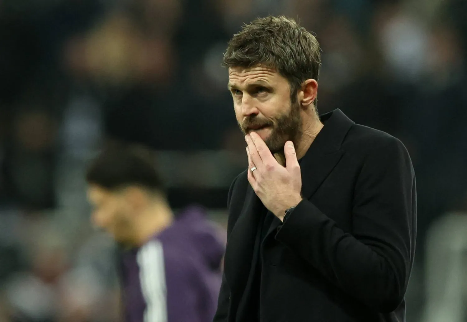 مايكل كاريك مدرب مانشستر يونايتد المؤقت (رويترز)