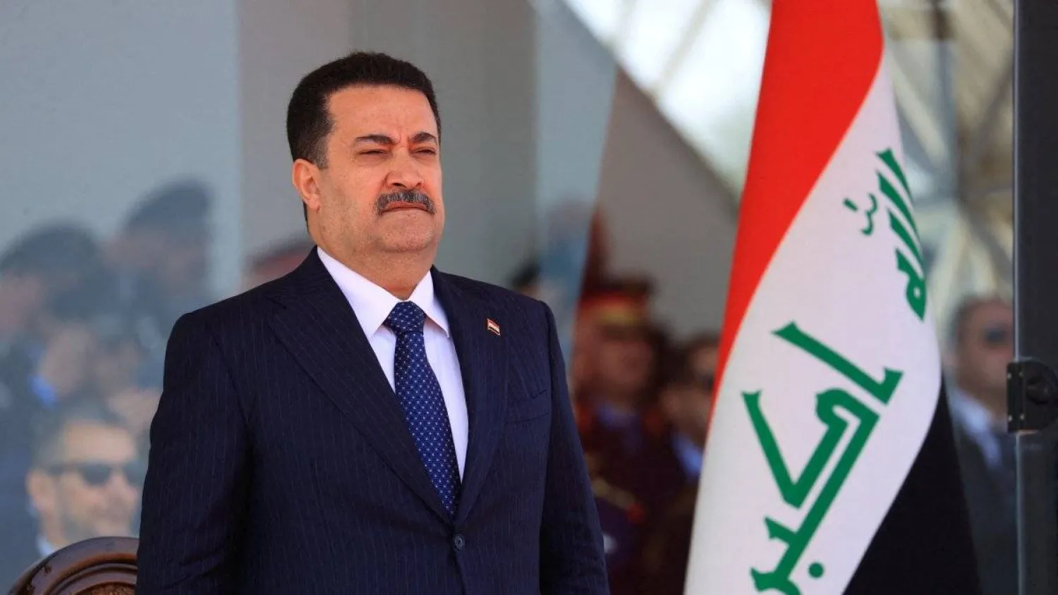 Iraqi Prime Minister Mohammed Shia al-Sudani attends an event in Baghdad, Iraq, Jan. 9, 2024. (Reuters)