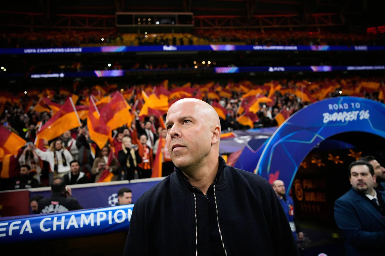 أرني سلوت المدير الفني لفريق ليفربول الإنجليزي (أ.ب)