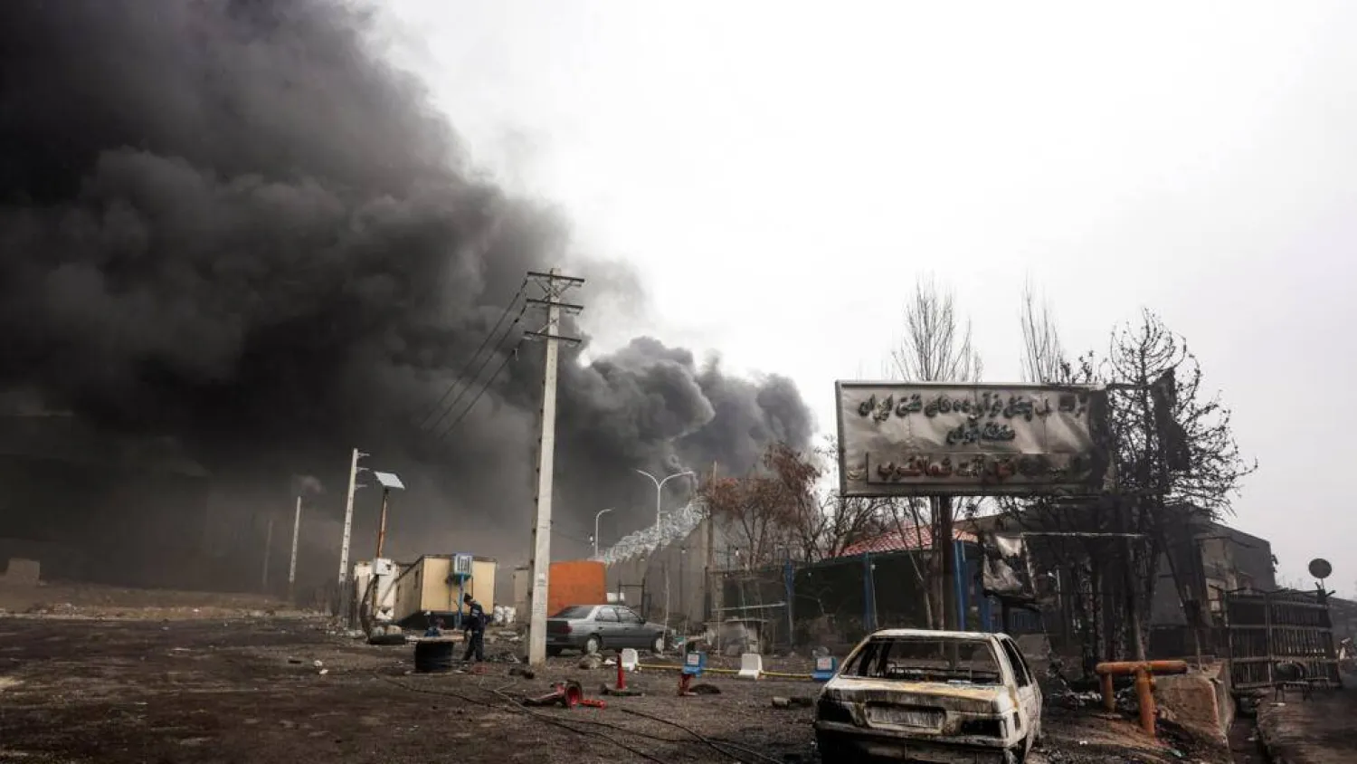 Experts say that war harms the climate and pollutes the air, water and soil.  AFP
