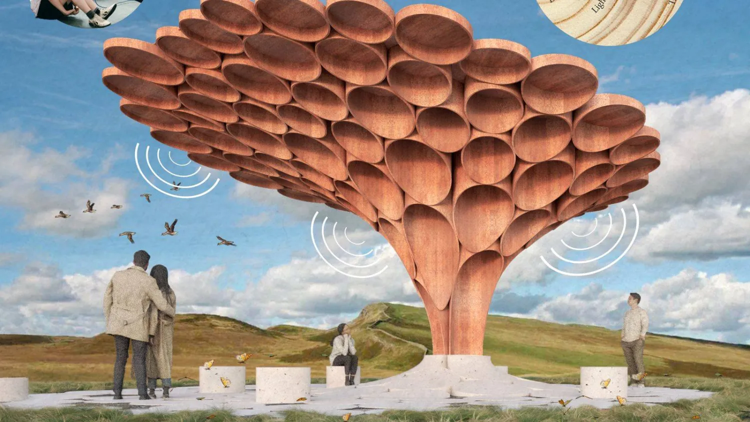 شجرة الشعب... قصة مشتركة من التصميم (أ.ب)