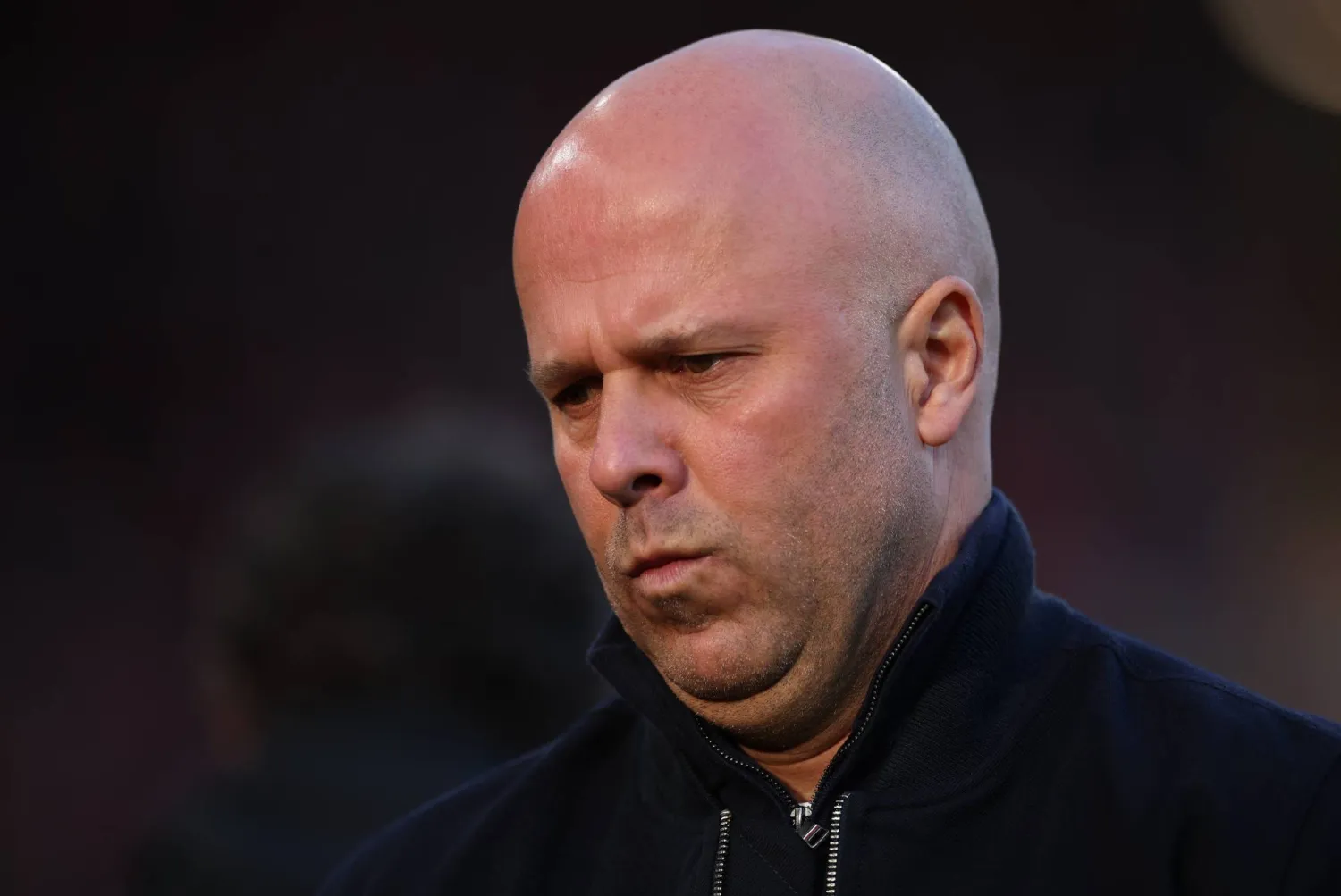 آرني سلوت المدير الفني لفريق ليفربول (إ.ب.أ)