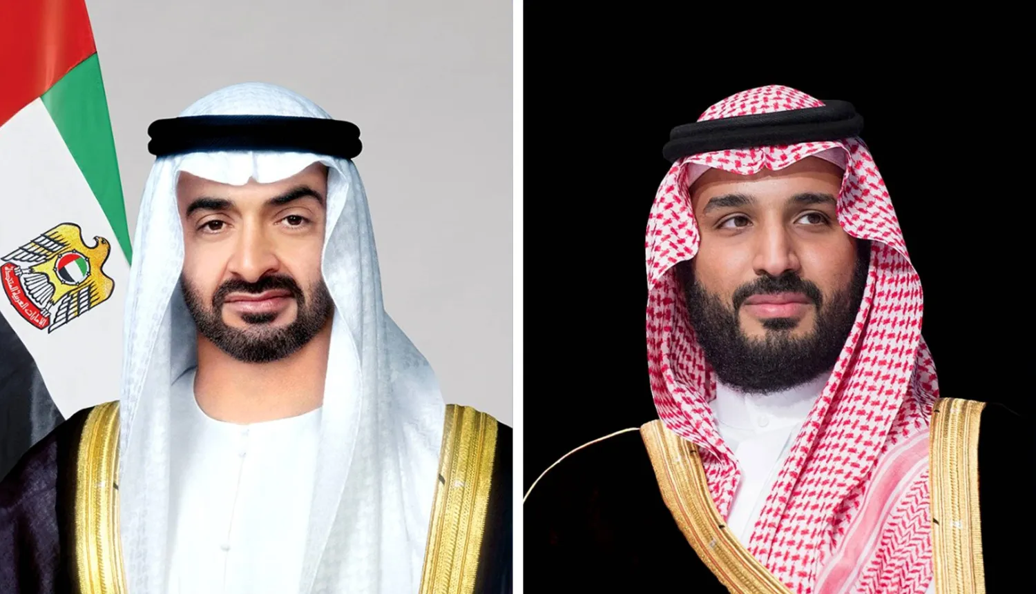 ولي العهد السعودي الأمير محمد بن سلمان (واس) - الرئيس الإماراتي الشيخ محمد بن زايد (وام)