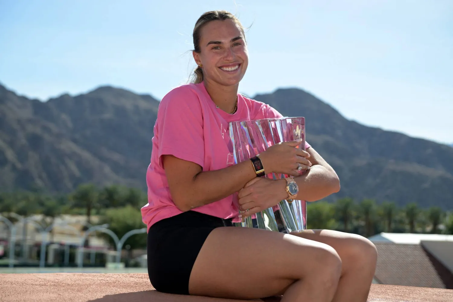 وضعت أرينا سابالينكا خططاً لكل الاحتمالات قبل خوض نهائي بطولة إنديان ويلز (رويترز)