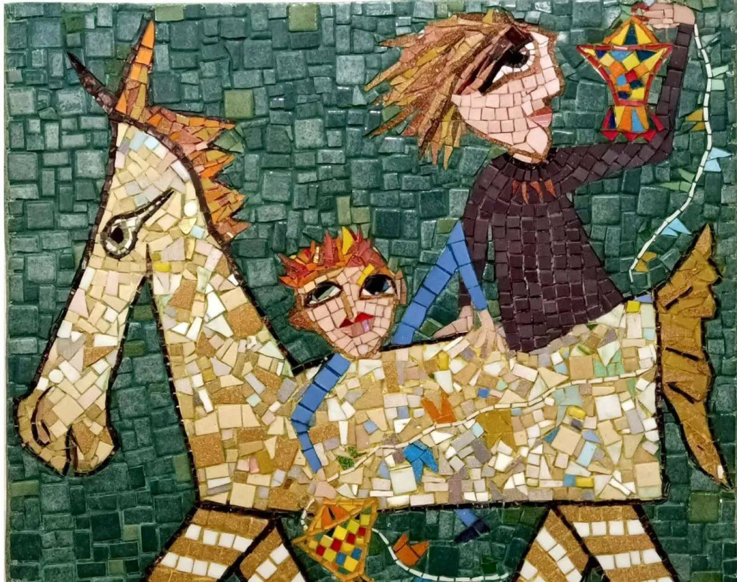 طقوس رمضان والفوانيس في لوحات المعرض (الشرق الأوسط)