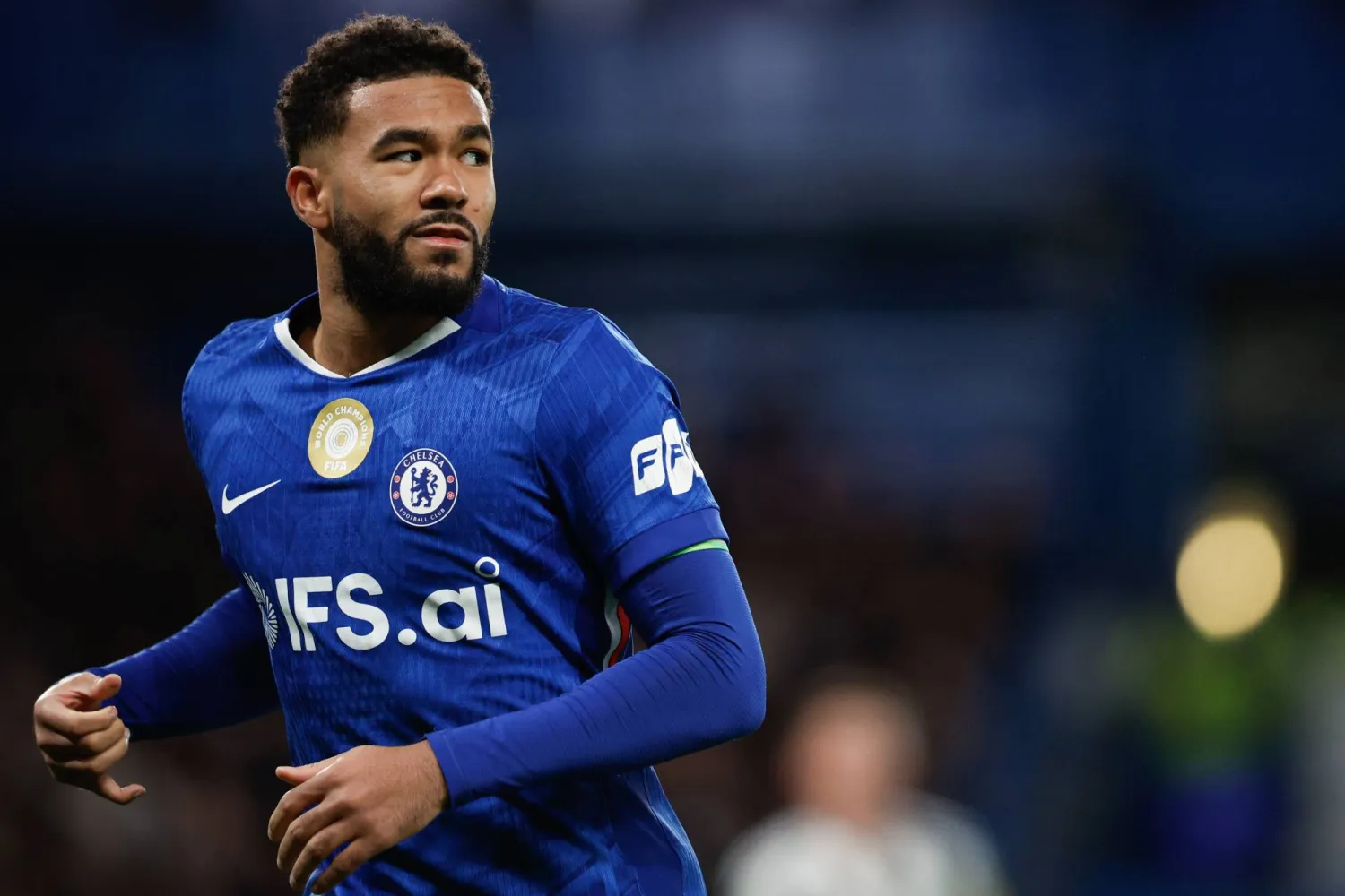 ريس جيمس قائد تشيلسي (إ.ب.أ)