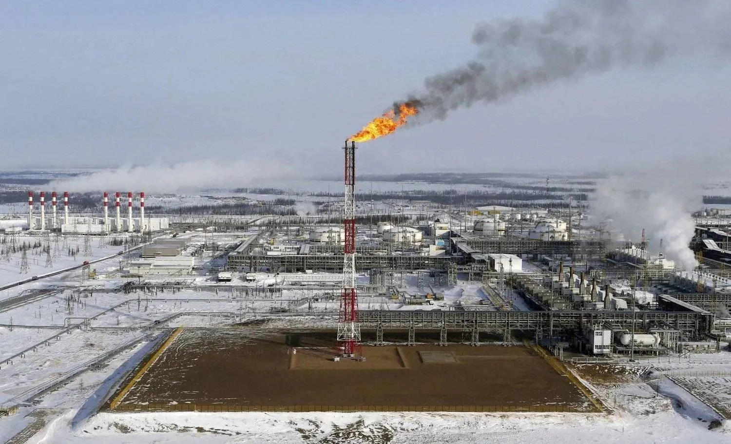 حقل نفط في شمال روسيا (رويترز)